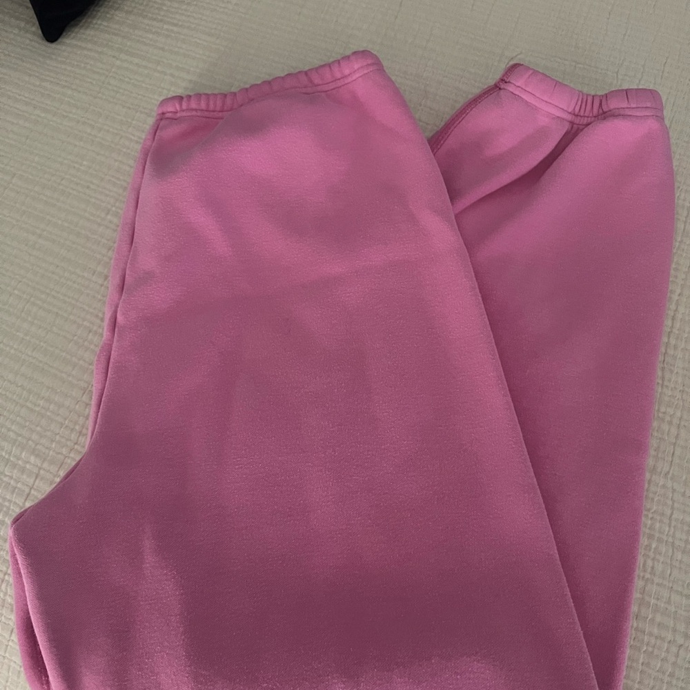 SKIMS Pink Track Pants